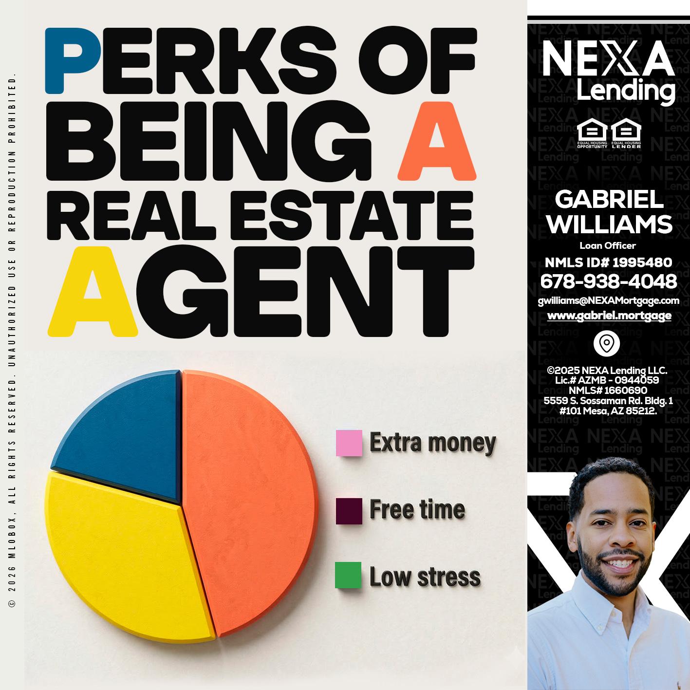 PERKS OF BEING - Gabriel Williams -Loan Officer