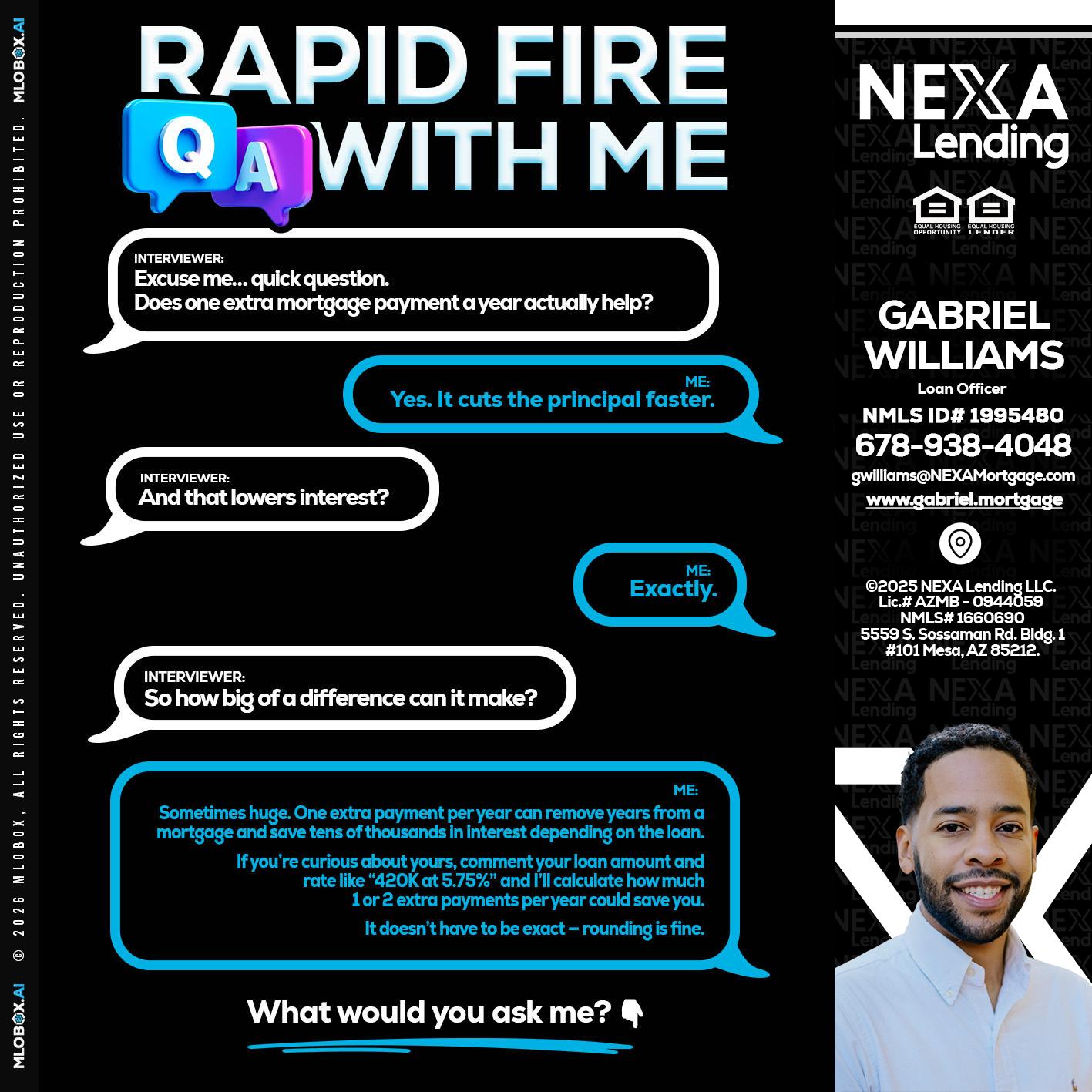 RAPID Q&A - Gabriel Williams -Loan Officer