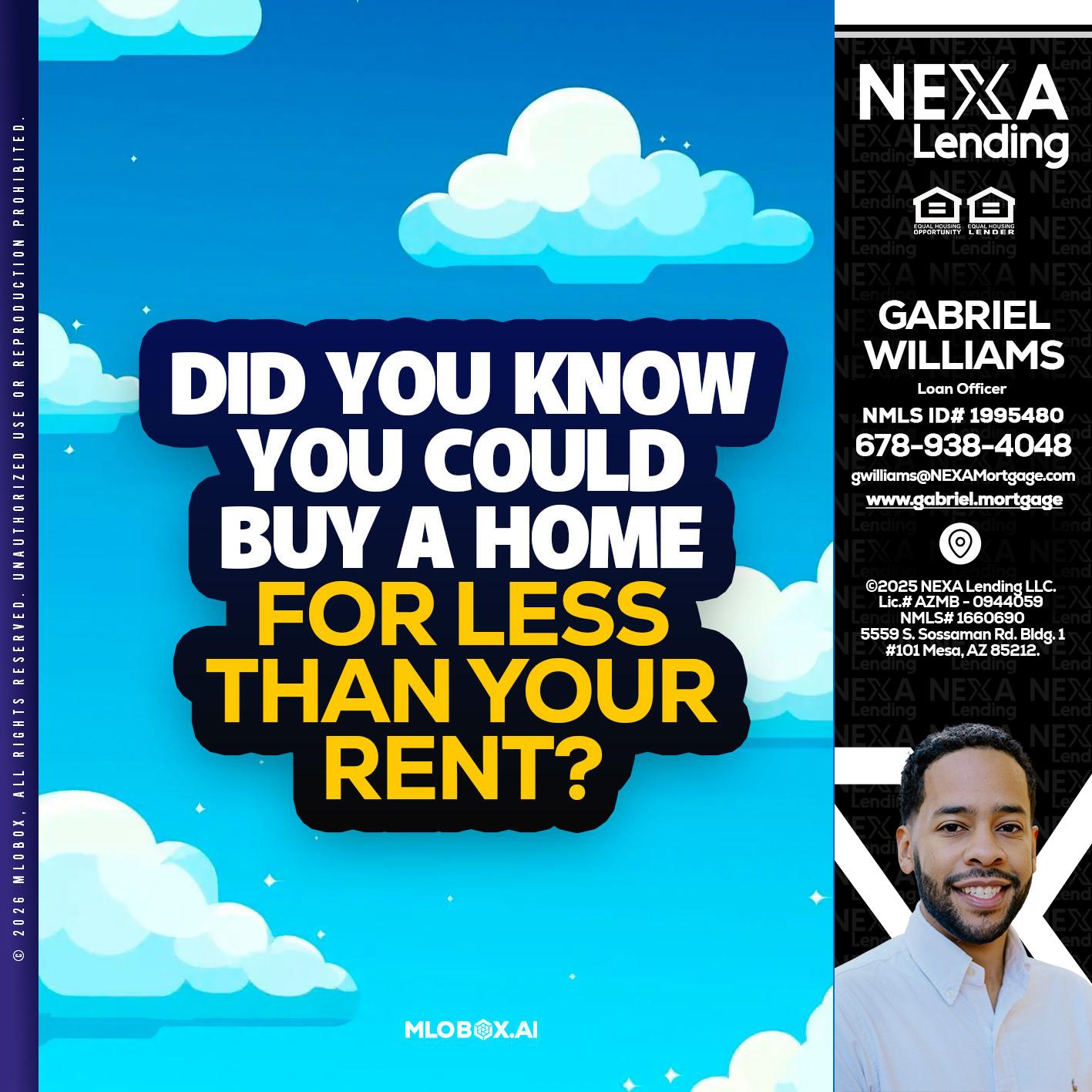 DID YOU KNOW - Gabriel Williams -Loan Officer