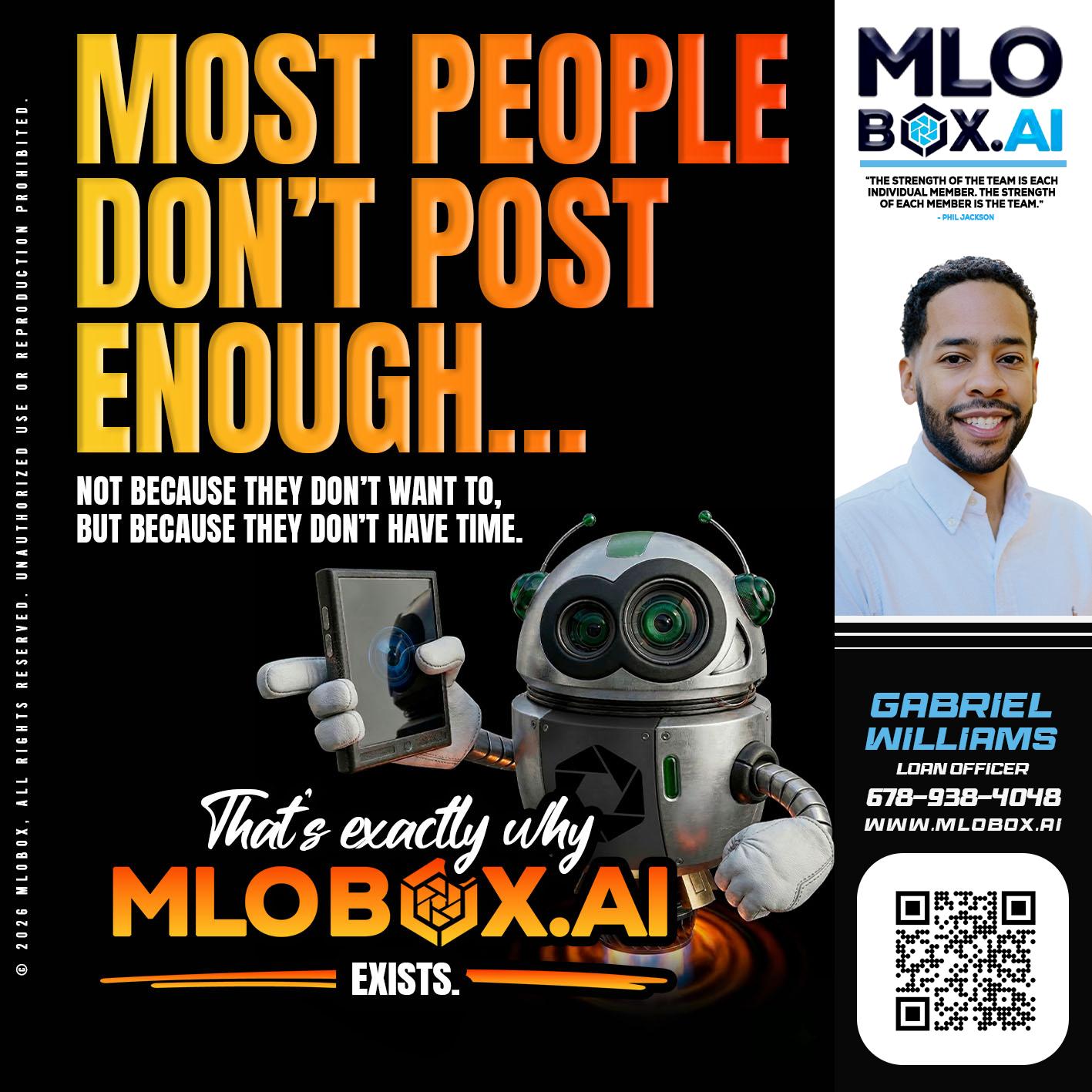 most people - Gabriel Williams -Loan Officer
