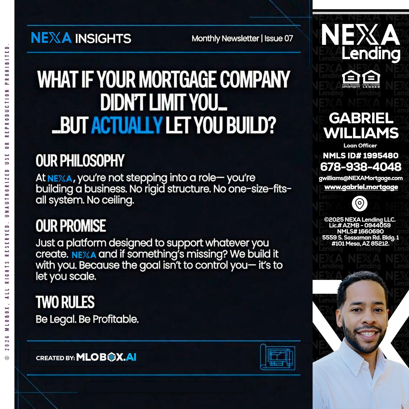 NEXA INSIGHTS - Gabriel Williams -Loan Officer