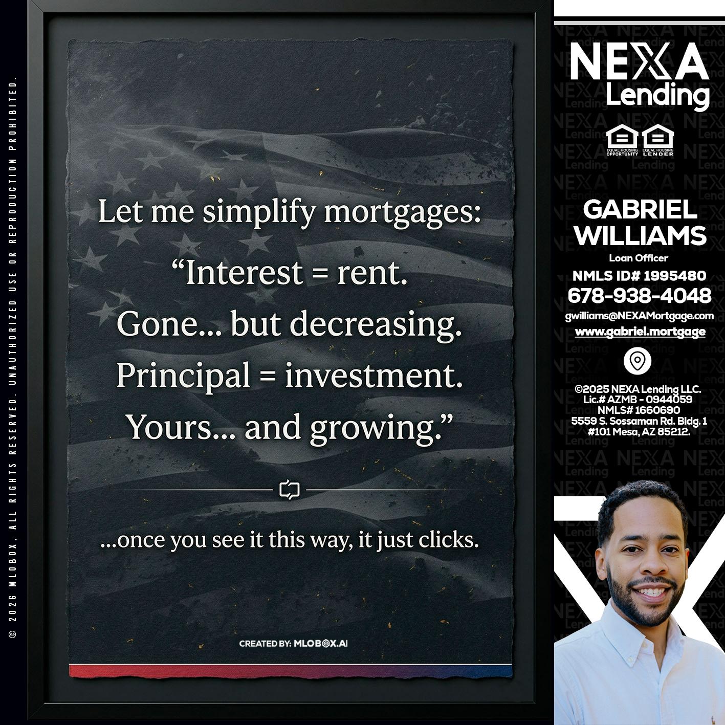 LET ME SIMPLIFY - Gabriel Williams -Loan Officer